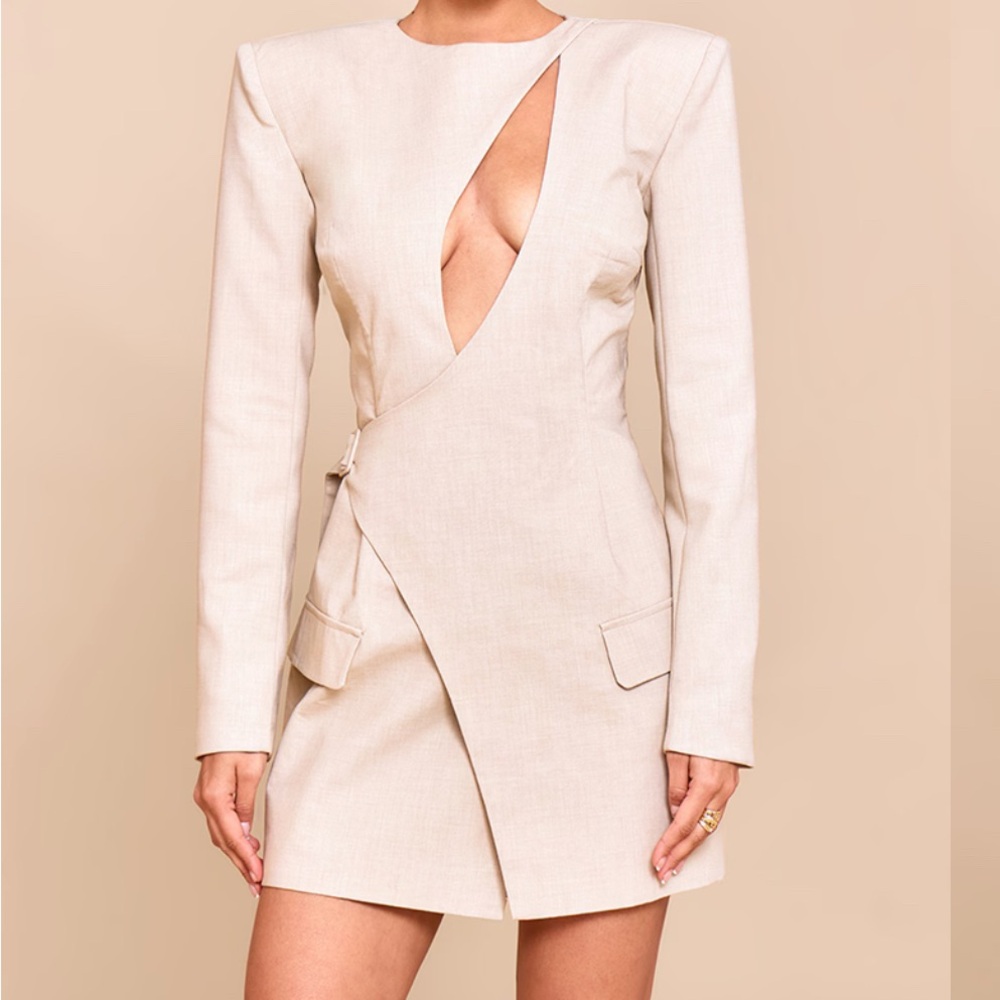 Asymmetrical Tailored Dress